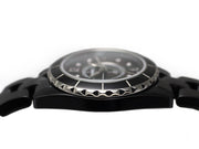  Shop Authentic Chanel J12 Diamonds Black Dial Black Steel Strap Watch for Women - J12 H2569 - Luxxuri