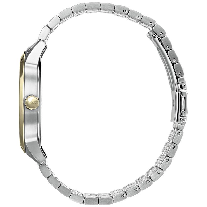  Shop Authentic Hugo Boss Classic Silver Dial Two Tone Steel Strap Watch for Men - 1513687 - Luxxuri