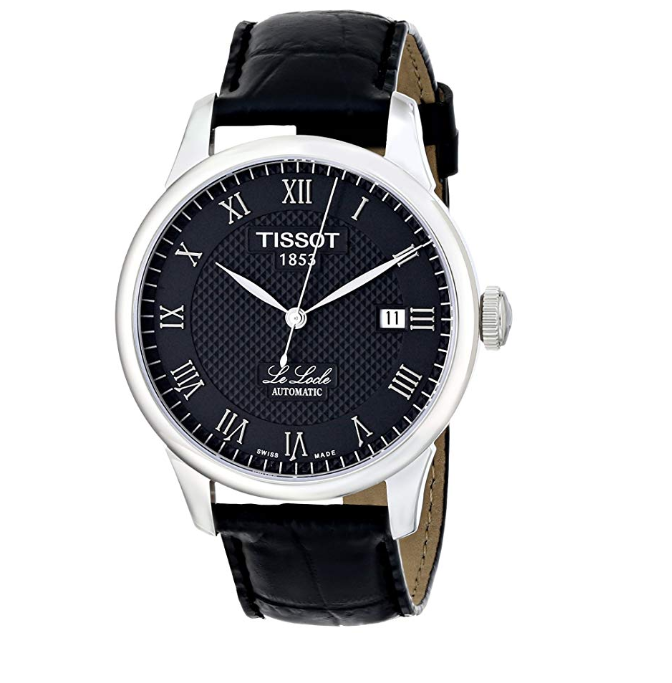  Shop Authentic Tissot T Classic Le Locle Automatic Black Dial Black Leather Strap Watch For Men - T41.1.423.53 - Luxxuri