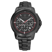  Shop Authentic Maserati Successo 44mm Black Dial Black Steel Strap Watch For Men - R8873621014 - Luxxuri