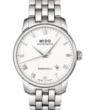  Shop Authentic Mido Baroncelli III Automatic White Dial Silver Steel Strap Watch For Women - M7600.4.26.1 - Luxxuri