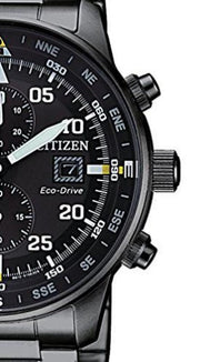  Shop Authentic Citizen Sports Eco Drive Black Dial Black Steel Strap Watch For Men - CA0695-84E - Luxxuri