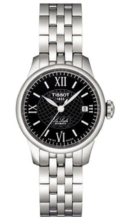  Shop Authentic Tissot Le Locle Automatic Small Lady Black Dial Silver Steel Strap Watch For Women - T41.1.183.53 - Luxxuri