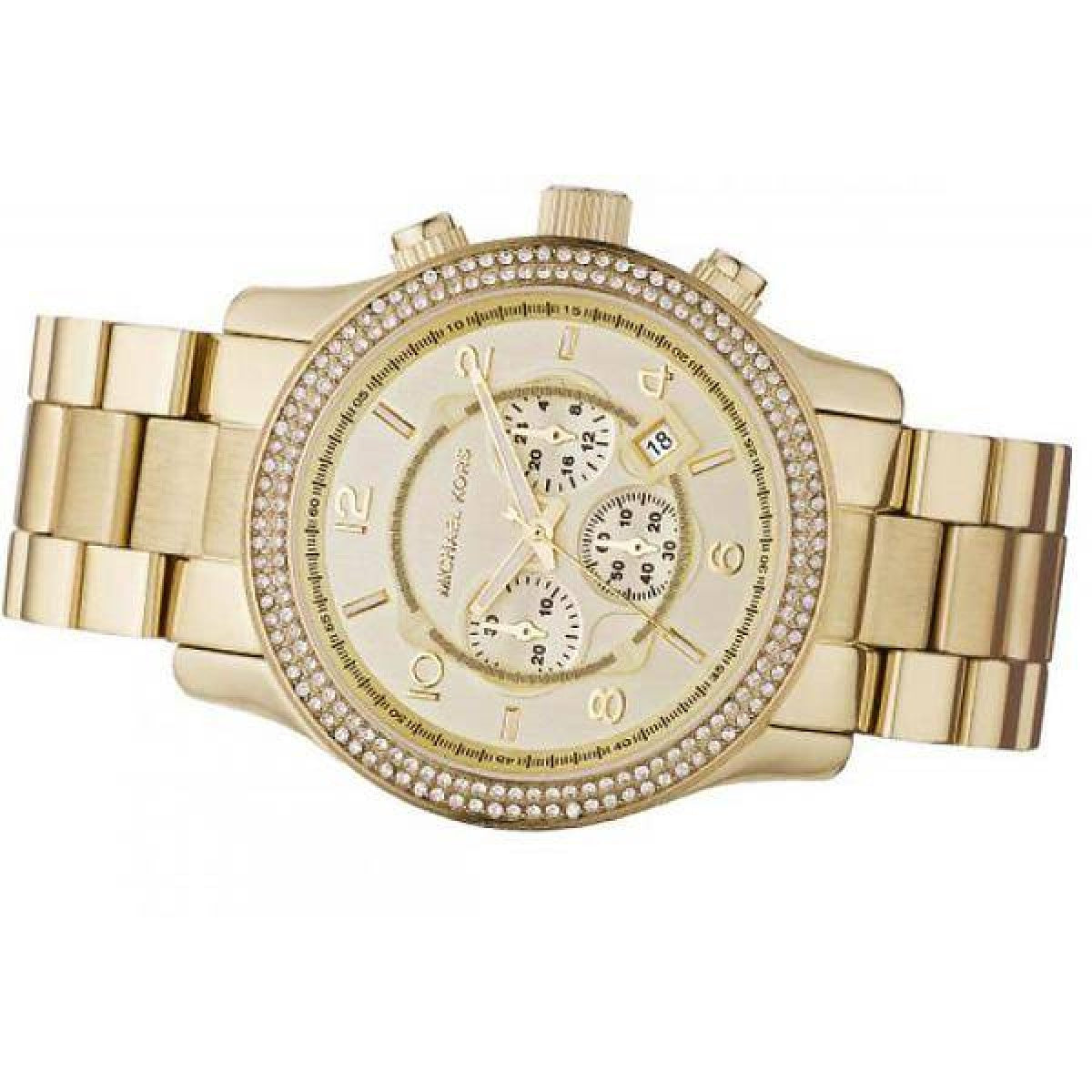  Shop Authentic Michael Kors Runway Gold Dial Gold Steel Strap Watch for Women - MK5575 - Luxxuri