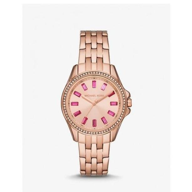  Shop Authentic Michael Kors Mini Pilot Quartz Gold Dial Gold Steel Strap Watch For Women - MK7367 - Luxxuri