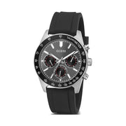  Shop Authentic Guess Altitude Chronograph Black Dial Black Rubber Strap Watch for Men - GW0332G1 - Luxxuri
