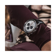  Shop Authentic Breitling Navitimer B01 Chronograph 43 Silver Dial Black Leather Strap Watch for Men - AB0138241G1P1 - Luxxuri