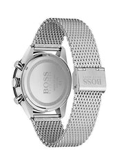  Shop Authentic Hugo Boss Pilot Edition Black Dial Silver Mesh Bracelet Watch for Men - 1513886 - Luxxuri