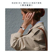  Shop Authentic Daniel Wellington Quadro White Dial Black Leather Strap Watch For Women - DW00100434 - Luxxuri