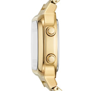  Shop Authentic Fossil Retro Digital Gold Dial Gold Steel Strap Watch for Men - FS5843 - Luxxuri