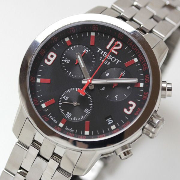  Shop Authentic Tissot PRC 200 Asian Games Special Edition Black Dial Silver Steel Strap Watch For Men - T055.417.11.057.01 - Luxxuri