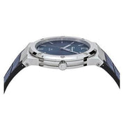  Shop Authentic Salvatore Ferragamo F-80 Classic Blue Dial Blue Leather Strap Watch for Men - SFDT00319 - Luxxuri