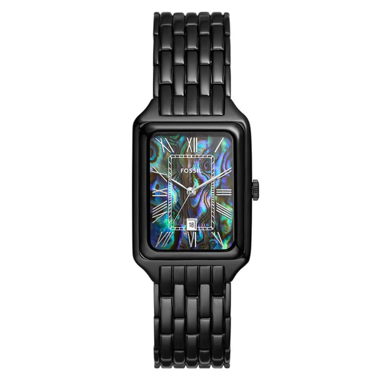  Shop Authentic Fossil Raquel Three Hand Date Black Dial Black Steel Strap Watch For Women - ES5340 - Luxxuri