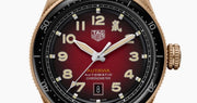  Shop Authentic Tag Heuer Autavia Maroon Dial Watch for Men - WBE5193.FC8300 - Luxxuri