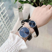  Shop Authentic Movado Museum Blue Dial Black Leather Strap Watch For Women - 2100010 - Luxxuri