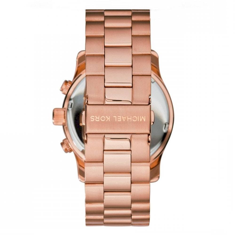  Shop Authentic Michael Kors Runway Pink Dial Rose Gold Steel Strap Watch for Women - MK5931 - Luxxuri