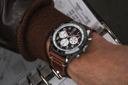  Shop Authentic Breitling Super Avi B04 Chronograph GMT 46 Mosquito Black Dial Brown Leather Strap Watch for Men - YB04451A1B1X1 - Luxxuri