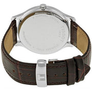  Shop Authentic Tissot T Classic Tradition Silver Dial Brown Leather Strap Watch For Men - T063.610.16.038.00 - Luxxuri