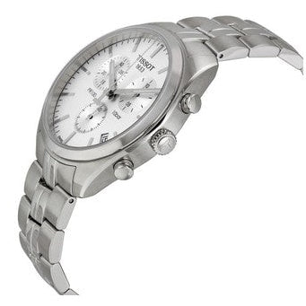  Shop Authentic Tissot T Classic PR 100 Chronograph Silver Dial Silver Steel Strap Watch For Men - T101.417.11.031.00 - Luxxuri