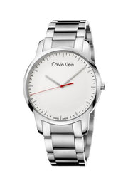  Shop Authentic Calvin Klein City Quartz White Dial Silver Steel Strap Watch for Men - K2G2G1Z6 - Luxxuri
