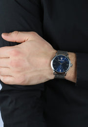  Shop Authentic Maserati Epoca Blue Dial Silver Mesh Bracelet Watch For Men - R8853118006 - Luxxuri
