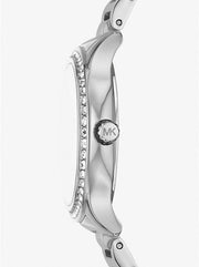  Shop Authentic Michael Kors Sage Three-Hand White Dial Silver Steel Strap Watch for Women - MK4807 - Luxxuri
