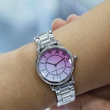  Shop Authentic Marc Jacobs Roxy Pink Dial Silver Steel Strap Watch for Women - MJ3554 - Luxxuri