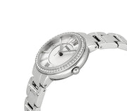  Shop Authentic Fossil Virginia Silver Dial Silver Steel Strap Watch for Women - ES3282 - Luxxuri