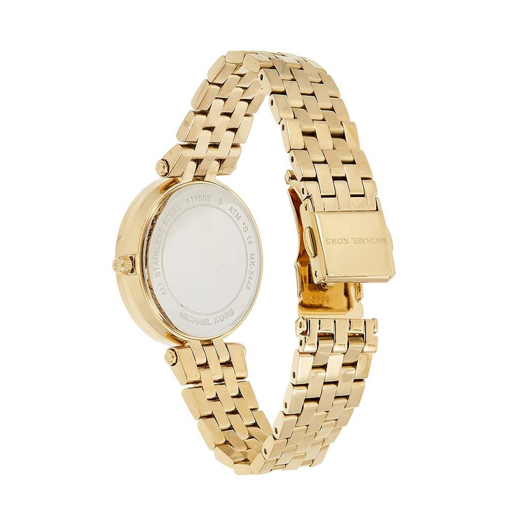  Shop Authentic Michael Kors Darci Pink Dial Gold Steel Strap Watch for Women - MK3444 - Luxxuri