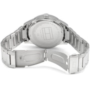  Shop Authentic Tommy Hilfiger Austin Black Dial Silver Steel Strap Watch for Men - 1791639 - Luxxuri