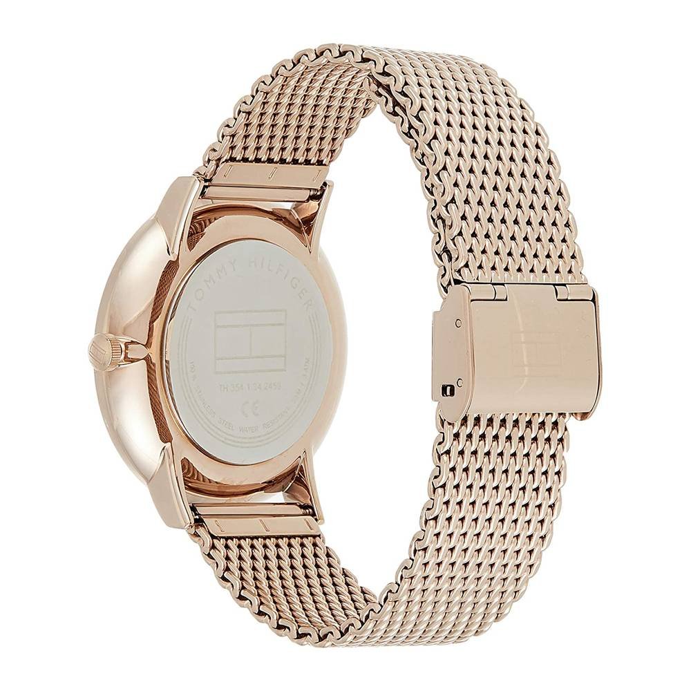  Shop Authentic Tommy Hilfiger Brooklyn Grey Dial Gold Mesh Bracelet Watch for Men - 1791506 - Luxxuri