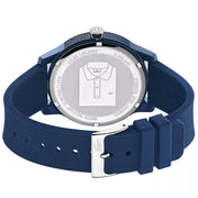 Lacoste 12.12 Blue Dial Blue Silicon Strap Watch for Men - 2010987