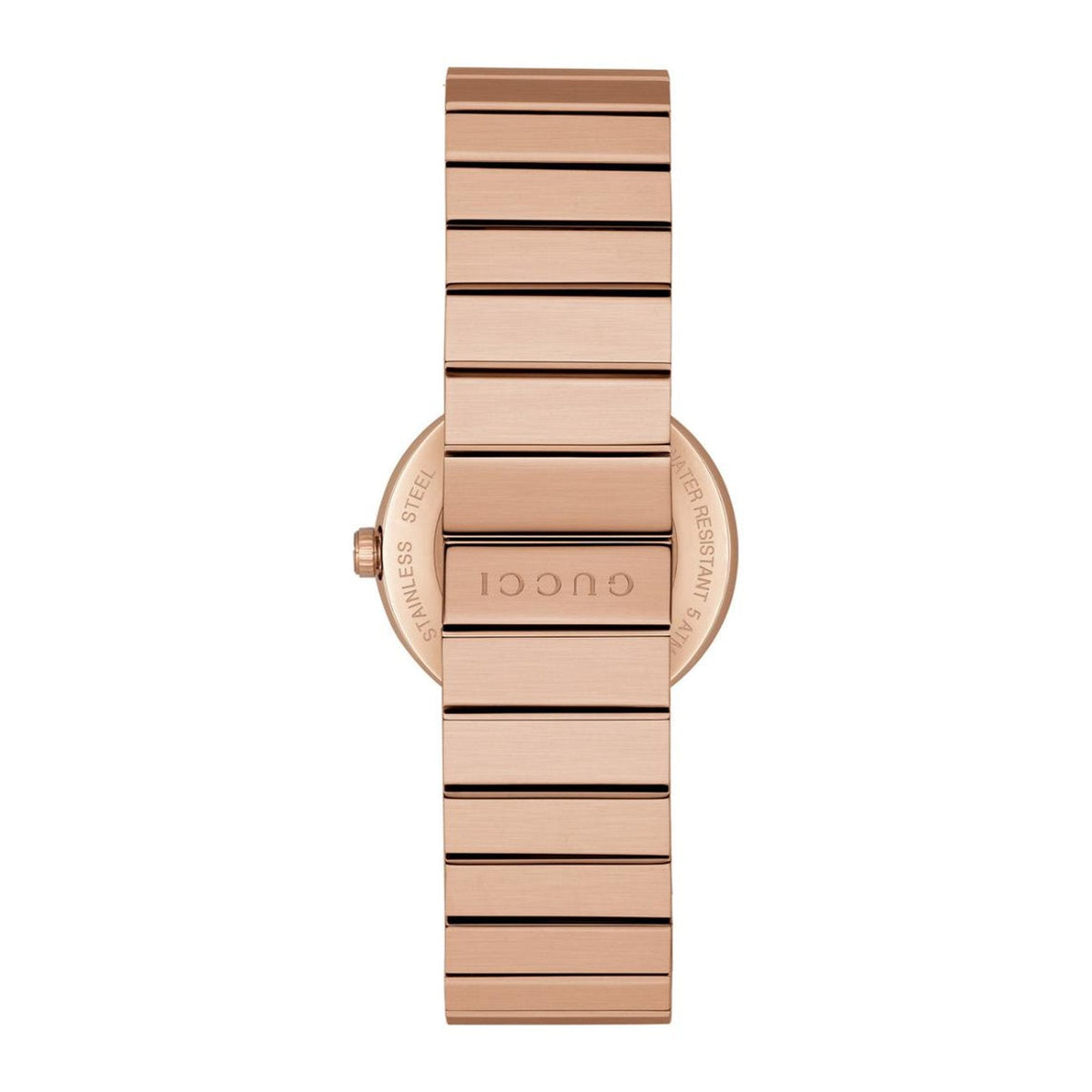  Shop Authentic Gucci G Interlocking Mother of Pearl Dial Rose Gold Steel Strap Watch For Women - YA133515 - Luxxuri