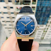  Shop Authentic Tissot PRX Blue Dial Blue Leather Strap Watch for Men - T137.410.16.041.00 - Luxxuri