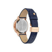  Shop Authentic Versace Virtus Quartz Blue Dial Blue Leather Strap Watch for Women - VEHC00419 - Luxxuri