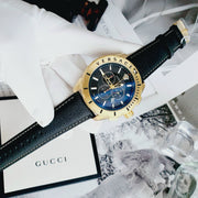  Shop Authentic Versace Casual Chronograph Blue Dial Blue Leather Strap Watch for Men - VERG004-18 - Luxxuri