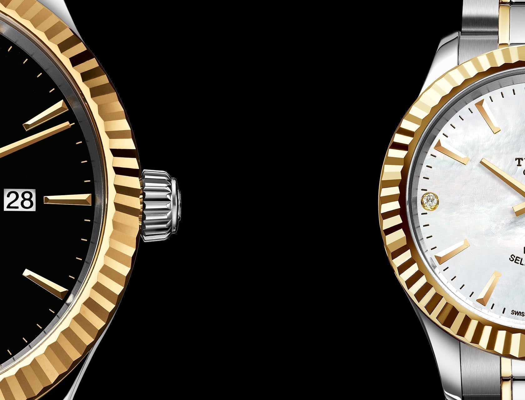  Shop Authentic Tudor Style Automatic Silver Dial Two Tone Steel Strap Watch for Men - M12713-0003 - Luxxuri