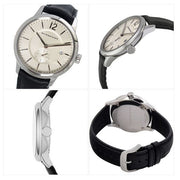  Shop Authentic Burberry The Classic Horseferry Beige Dial Black Leather Strap Watch for Men - BU10000 - Luxxuri