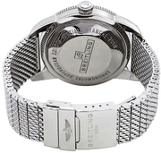  Shop Authentic Breitling Superocean Heritage B20 Automatic 46 Black Dial Silver Mesh Bracelet Watch for Men - AB2020121B1A1 - Luxxuri
