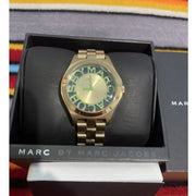  Shop Authentic Marc Jacobs Henry Gold Dial Gold Steel Strap Watch for Women - MBM3295 - Luxxuri