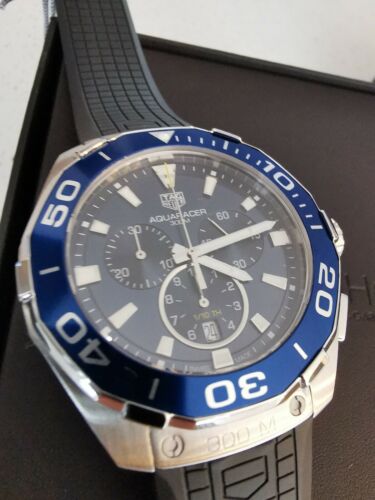 Shop Authentic Tag Heuer Aquaracer Blue Dial Watch for Men - CAY111B.FT6041 - Luxxuri