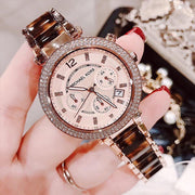  Shop Authentic Michael Kors Parker Rose Gold Dial Two Tone Steel Strap Watch for Women - MK5538 - Luxxuri