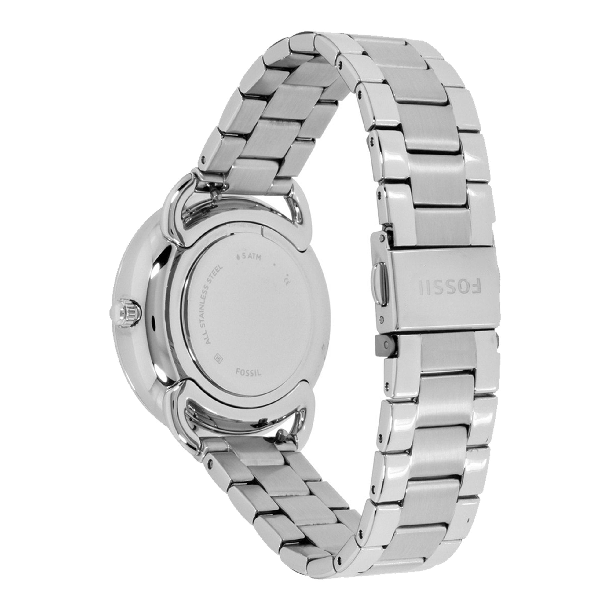  Shop Authentic Fossil Tailor White Dial Silver Steel Strap Watch for Women - ES4262 - Luxxuri