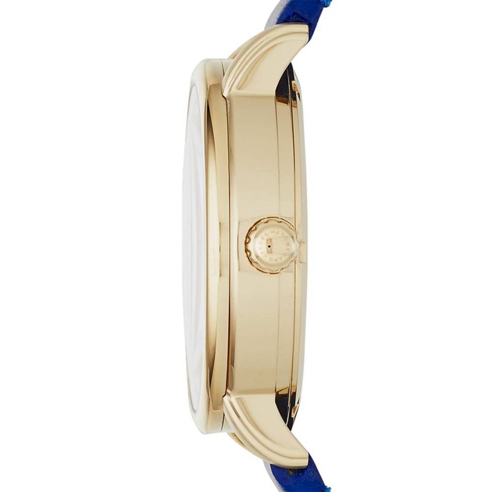  Shop Authentic Marc Jacobs Fergus Blue Dial Blue Leather Strap Watch for Women - MBM8650 - Luxxuri