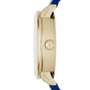  Shop Authentic Marc Jacobs Fergus Blue Dial Blue Leather Strap Watch for Women - MBM8650 - Luxxuri