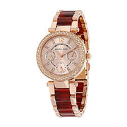  Shop Authentic Michael Kors Parker Rose Gold Dial Two Tone Steel Strap Watch for Women - MK6239 - Luxxuri