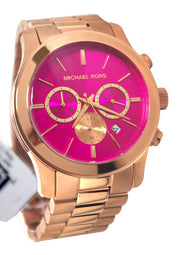  Shop Authentic Michael Kors Runway Pink Dial Rose Gold Steel Strap Watch for Women - MK5931 - Luxxuri