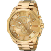  Shop Authentic Diesel Mega Chief Gold Dial Gold Steel Strap Watch For Men - DZ4360 - Luxxuri