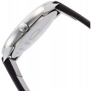  Shop Authentic Calvin Klein Minimal Silver Dial Black Leather Strap Watch for Men - K3M221CY - Luxxuri