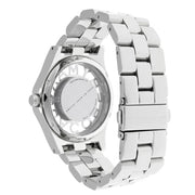  Shop Authentic Marc Jacobs Henry Transparent Silver Dial Silver Steel Strap Watch for Women - MBM3205 - Luxxuri